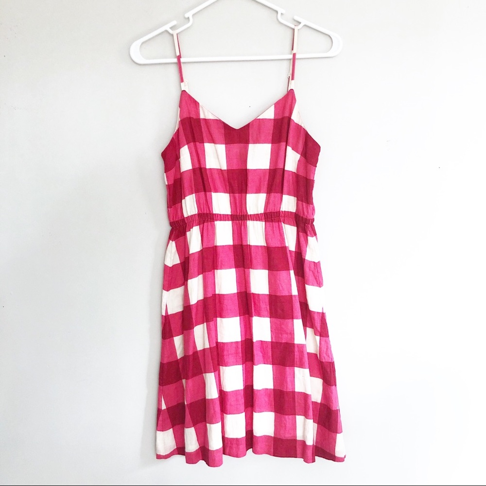 🌺🌞 Gap Pink and White Gingham Dress 🌞🌺